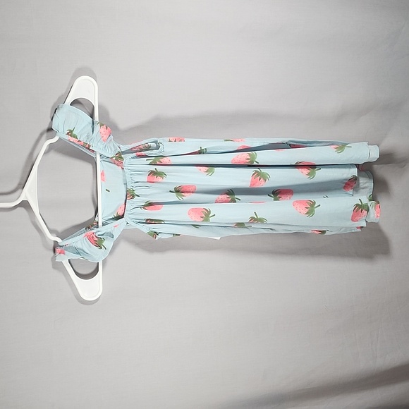 Old Navy Strawberry Dress Girls Size 5T - Picture 2 of 6